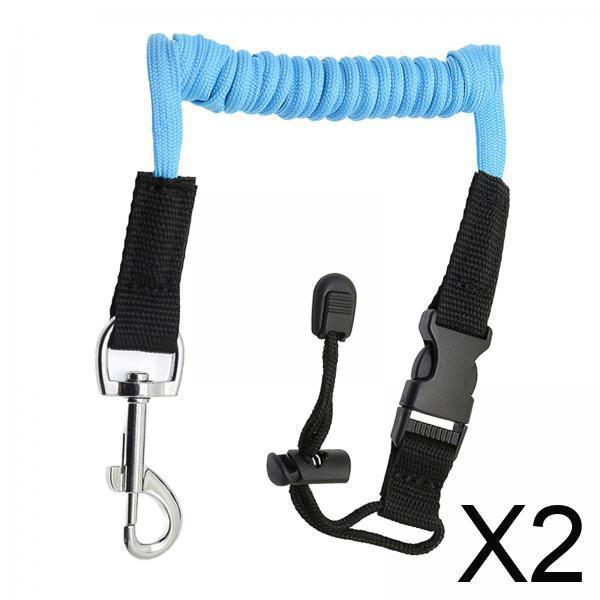 Fishing Kayak Paddle Leash - Stretchable Kayak Paddle Leash TPU Lanyard