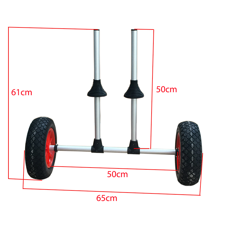 Aluminum Folding Universal Kay - Fishing Kayak Cart ulasan dan harga