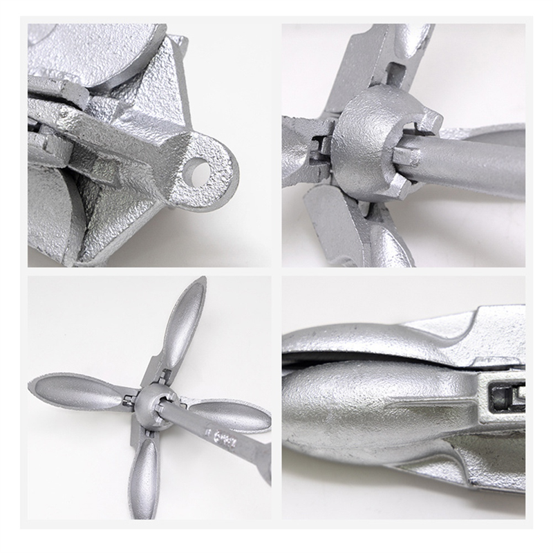AB56-0.7KG Steel Folding Water - Fishing Kayak Anchor ulasan dan harga
