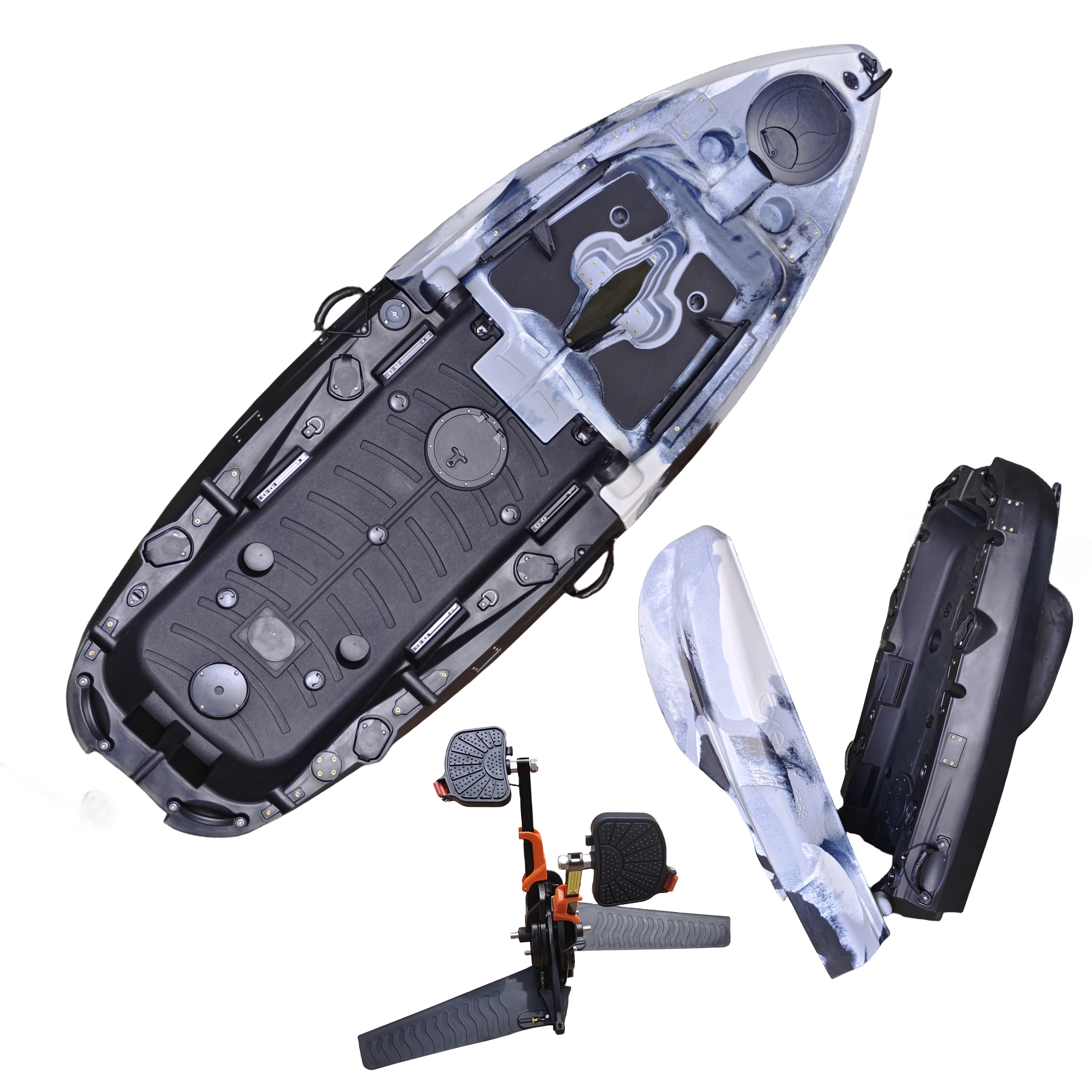 Plastic Kayak Pedal Kayak Fish - Fishing Kayak Seat ulasan dan harga