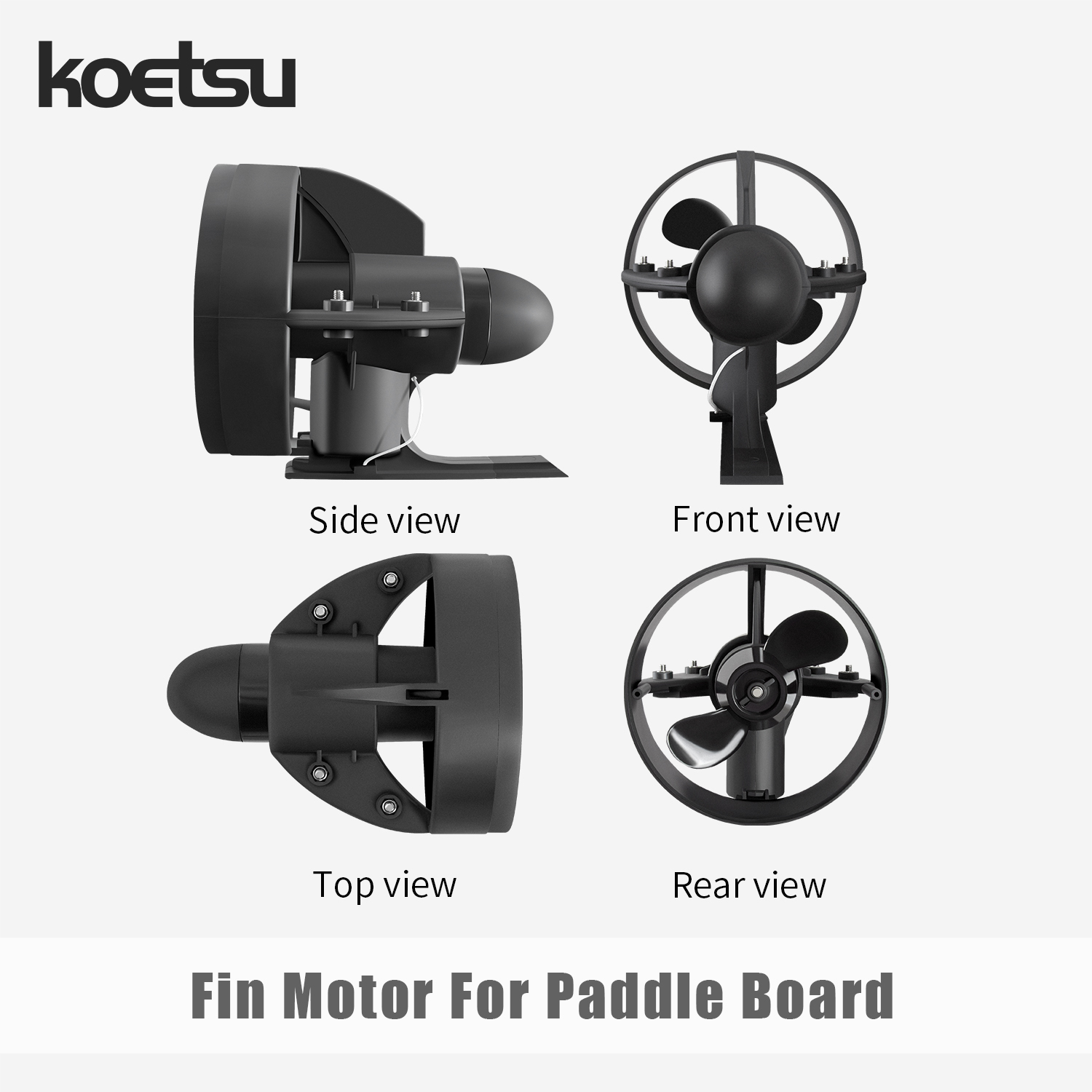 KOETSU paddle board underwater - Fishing Kayak Trolling Motor ulasan dan harga