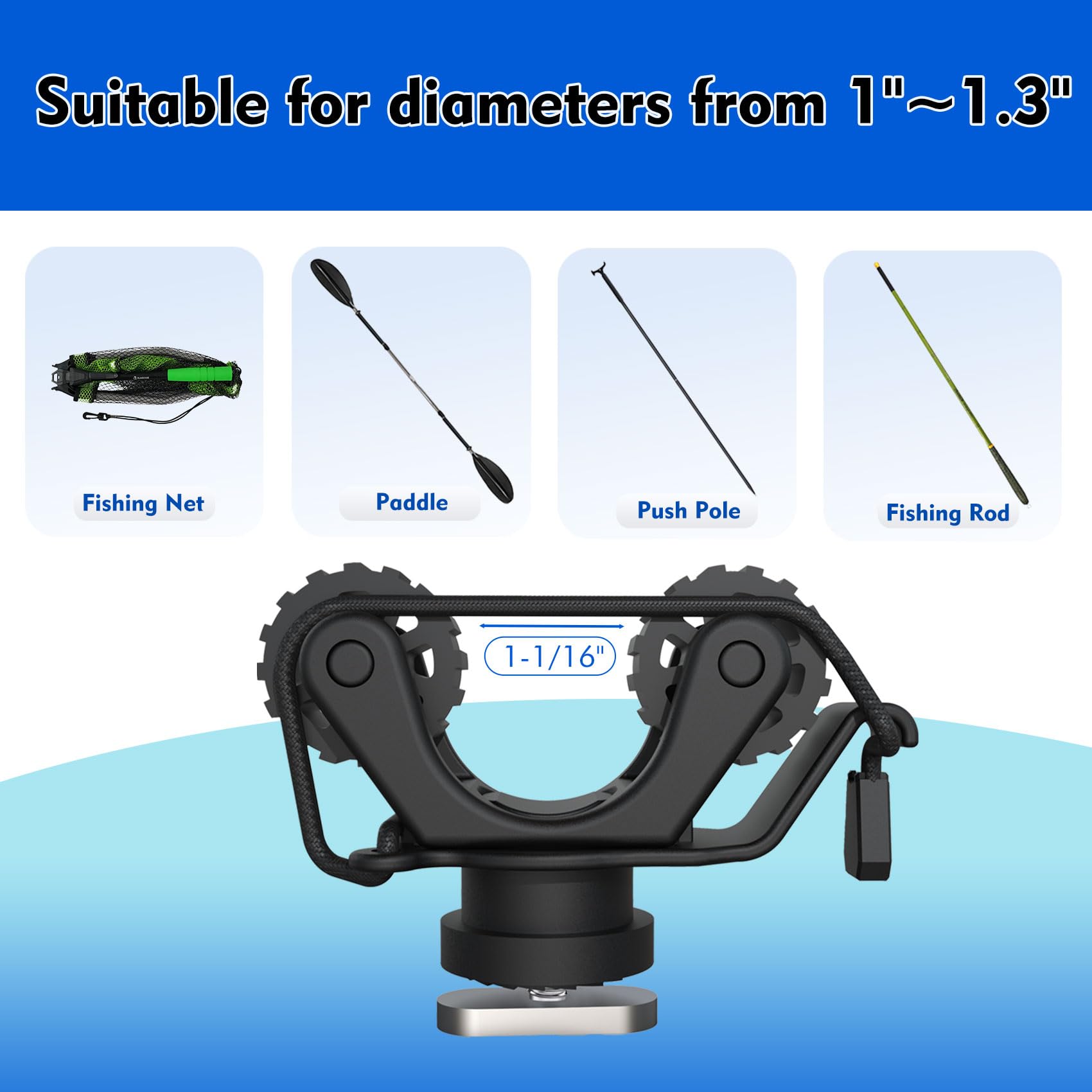 Kayak Rail Paddle Holder Kayak - Fishing Kayak Storage Bag ulasan dan harga