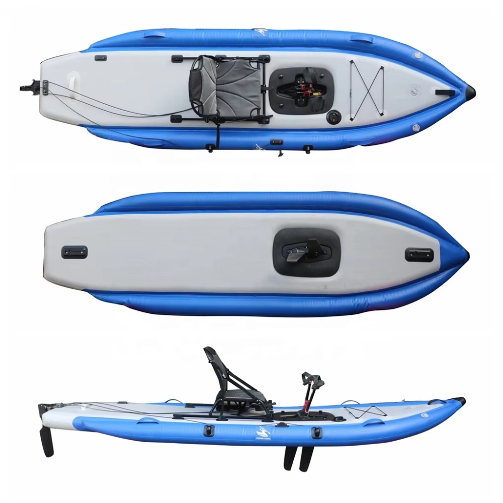 12ft Single Sit-On-Top Inflata - Fishing Kayak Pedal Drive ulasan dan harga