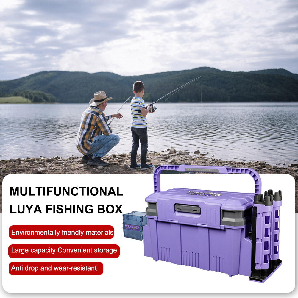 19.5L Fishing Tackle Box Multi - Fishing Kayak Crate ulasan dan harga
