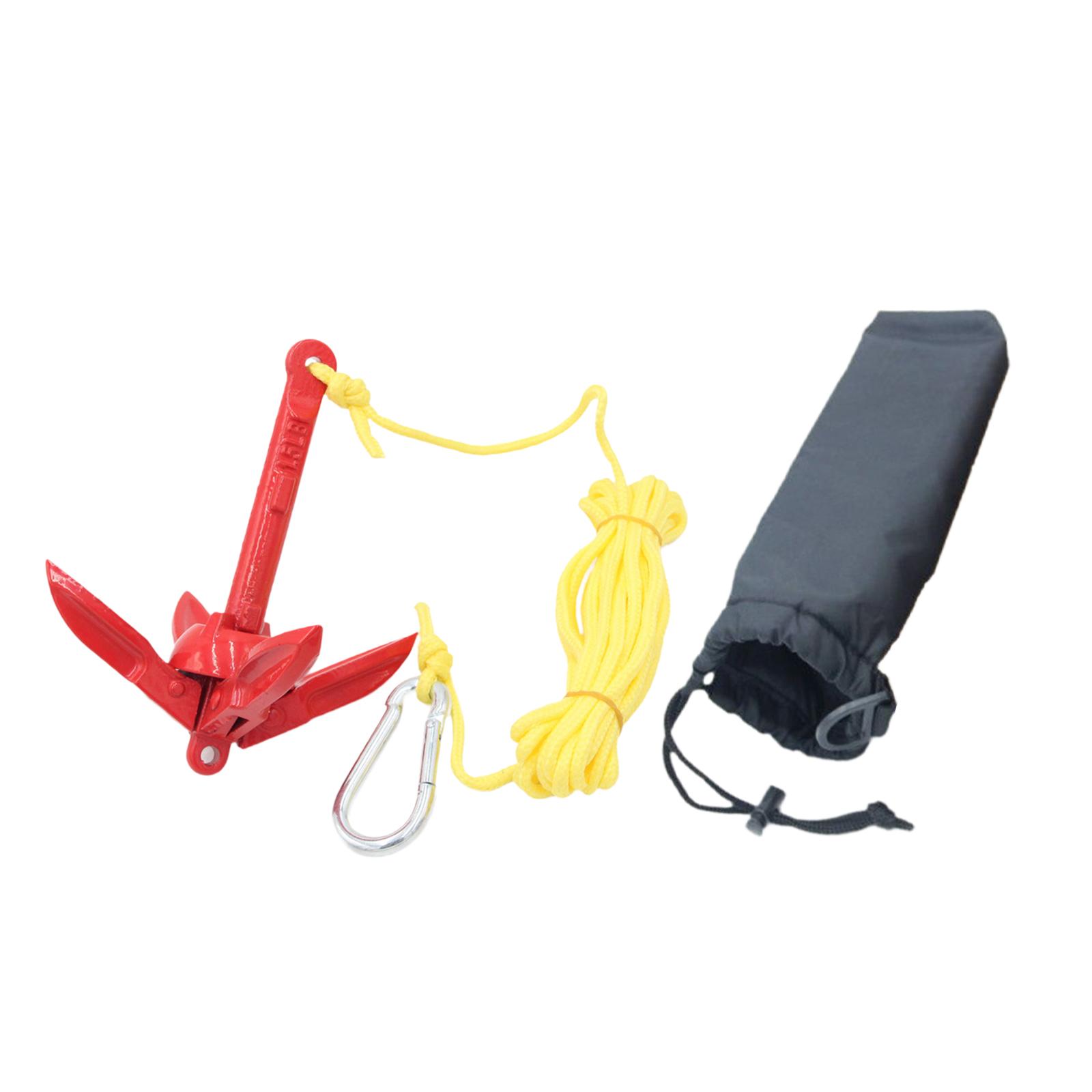 0.7kg Carbon Steel Folding Anc - Fishing Kayak Anchor ulasan dan harga