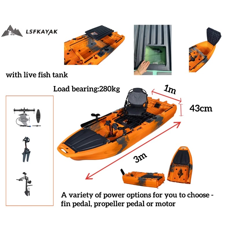 Airo Popular Modular 10ft/14ft - Fishing Kayak Sit On Top ulasan dan harga