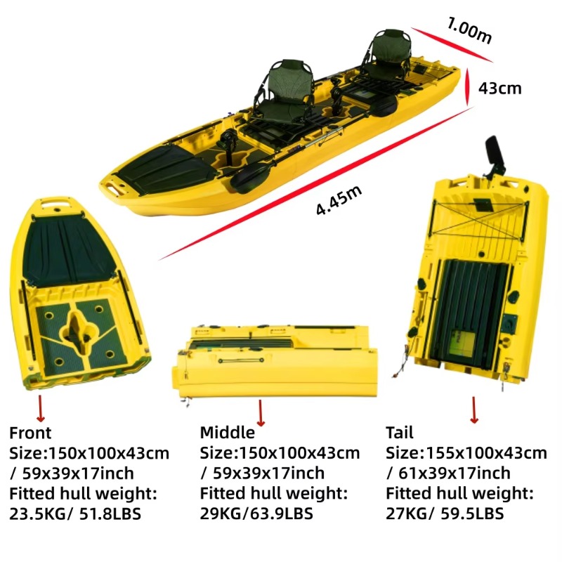 Airo Popular Modular 10ft/14ft - Fishing Kayak Sit On Top ulasan dan harga