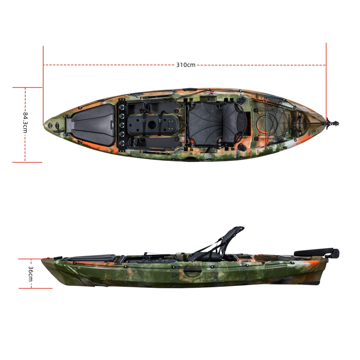 LSF First-class Single Fishing - Fishing Kayak Sit On Top ulasan dan harga